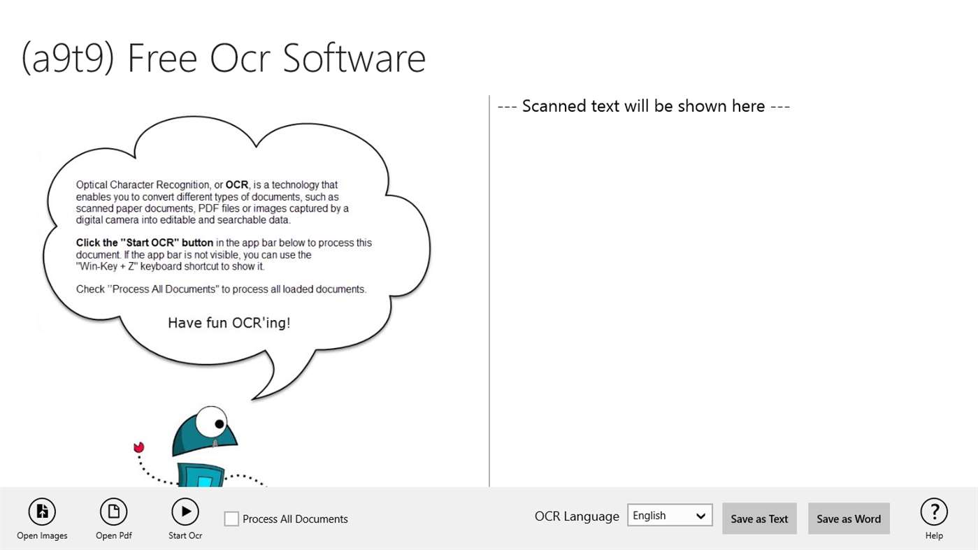 free microsoft ocr software download